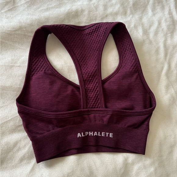 Alphalete Other - Alphalete Impact Sports Bra Black Cherry Size XXS